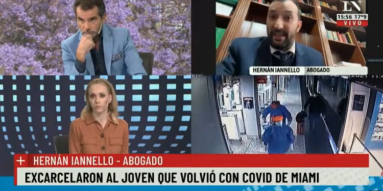 Habla el Dr. Hernán Iannello, Abogado del joven que volvió desde Miami con un PCR Positivo