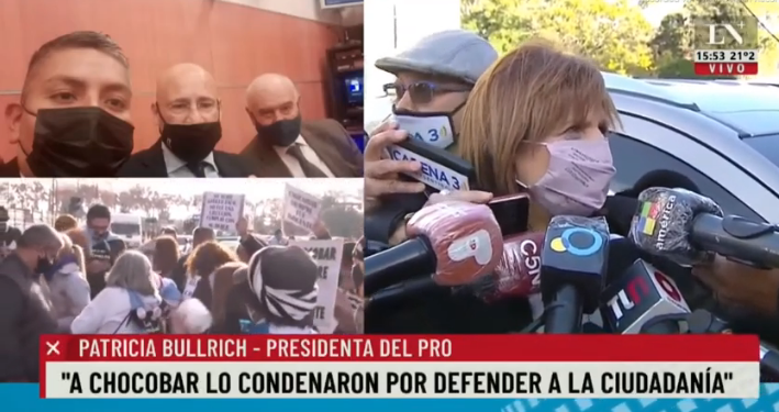 Chocobar: Habla Patricia Bullrich tras que se diera a conocer la condena al ex policía bonaerense