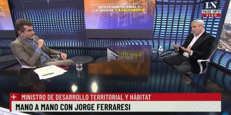 Ferraresi: “Haremos 264000 viviendas en los próximos 2 años y medio»
