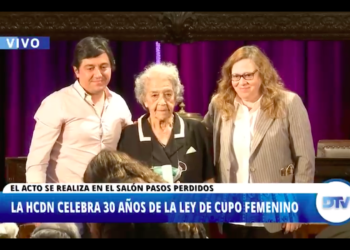 La Cámara de Diputados conmemoró los 30 años de la Ley de Cupo Femenino