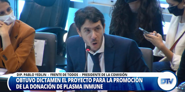 Avanza en Diputados el proyecto de Donación de Plasma inmune para el tratamiento de la fiebre Hemorrágica