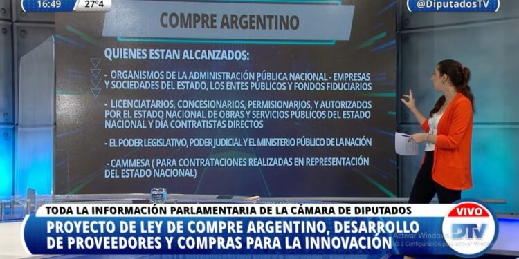 Diputados: Qué impulsa y cuáles son los posibles beneficios del proyecto de compre Argentino