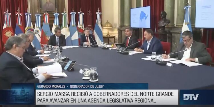 Massa recibió a gobernadores del Norte Grande para avanzar en una agenda legislativa regional
