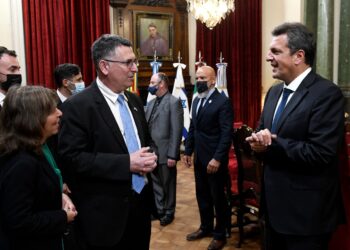 Massa recibió al vice primer ministro israelí, para conmemorar el 30° Aniversario del atentado a la Embajada de Israel