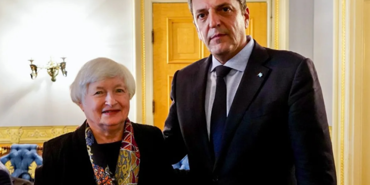 Massa vio a Yellen en el Tesoro y va al FMI a cerrar un nuevo acuerdo con Georgieva