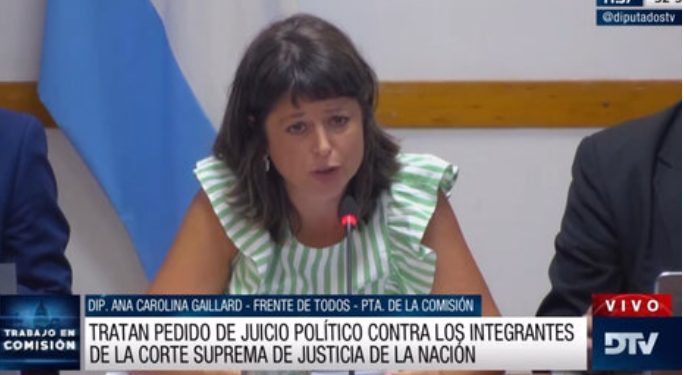 Juicio político: se aprobó la admisibilidad de los expedientes contra los miembros de la corte suprema de justicia