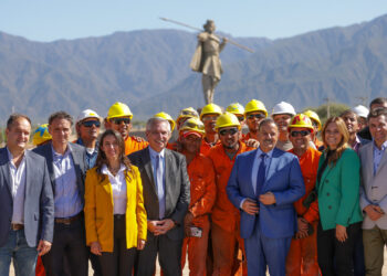 Maggiotti acompañó a Alberto Fernández en su visita a La Rioja