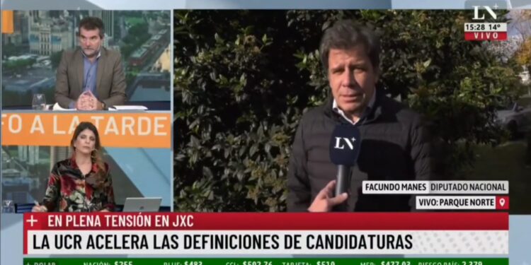 Manes: «El radicalismo debe tener un candidato a Presidente»