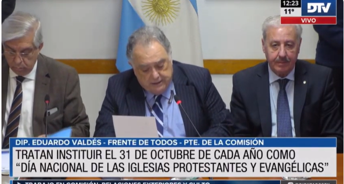 Aval para instituir el 31 de octubre como «Día nacional de las iglesias protestantes y evangélicas»