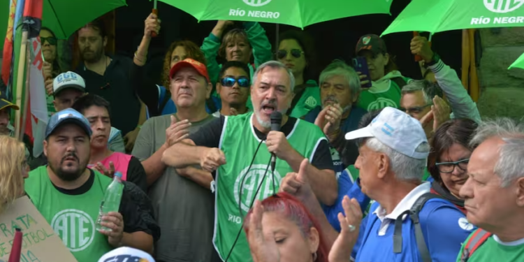 El gremio estatal de ATE activa la primera protesta contra la gestión de Javier Milei