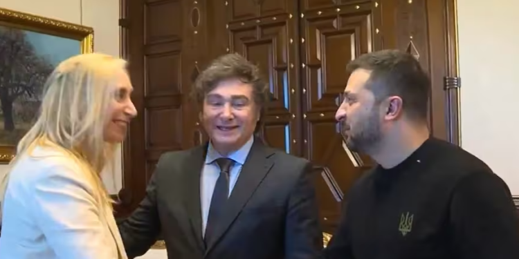 Javier Milei avanza en la preparación de una cumbre de apoyo a Zelenski en Buenos Aires