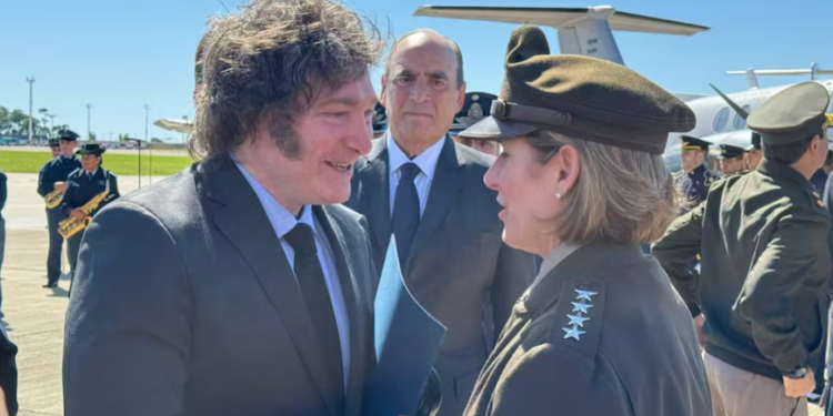 Tras la sintonía de Milei con los Estados Unidos, en el Gobierno esperan más apoyo para el equipamiento militar