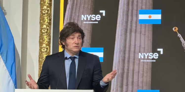 Javier Milei, en Wall Street: “Nuestro compromiso con el equilibrio fiscal es inquebrantable”