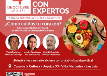 Mastellone Hnos. organiza la II Jornada de Expertos “¿Cómo cuidás tu corazón?” en Villa Mercedes
