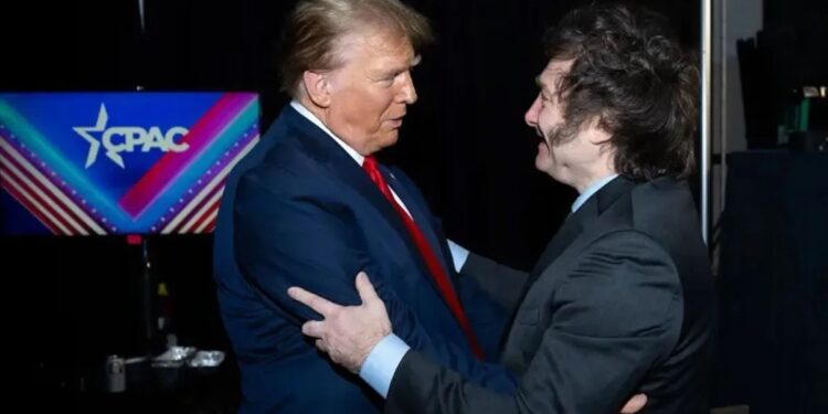 Milei anticipó que buscará firmar un acuerdo de libre comercio con los Estados Unidos