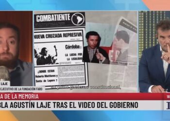 Agustín Laje habló tras la difusión del video del Gobierno por el 24 de marzo