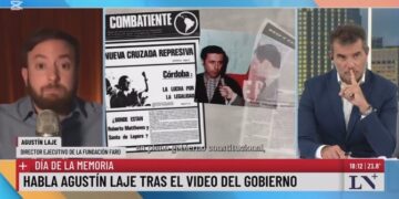 Agustín Laje habló tras la difusión del video del Gobierno por el 24 de marzo