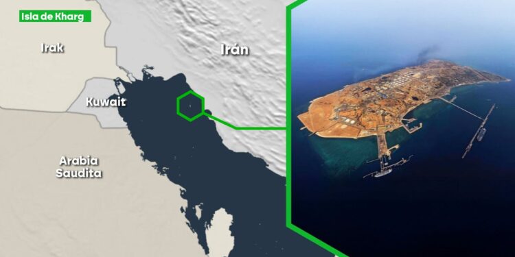 Irán blinda la isla de Kharg ante un posible desembarco de EE.UU.