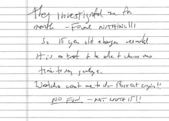 Un juez de Nueva York publica la supuesta nota de suicidio de Jeffrey Epstein