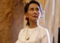 Aung San Suu Kyi mantuvo contacto con un representante de la Cruz Roja